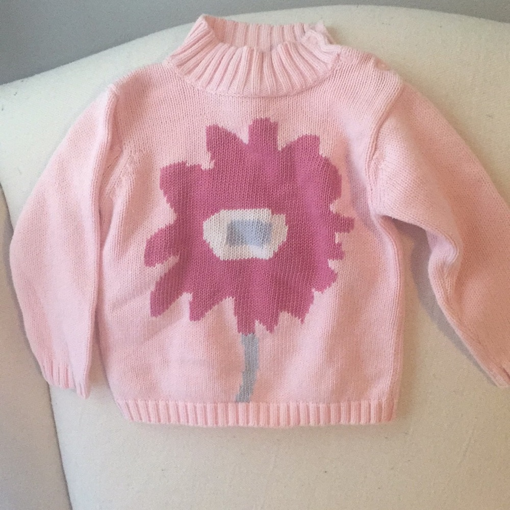 Pink girls sweater